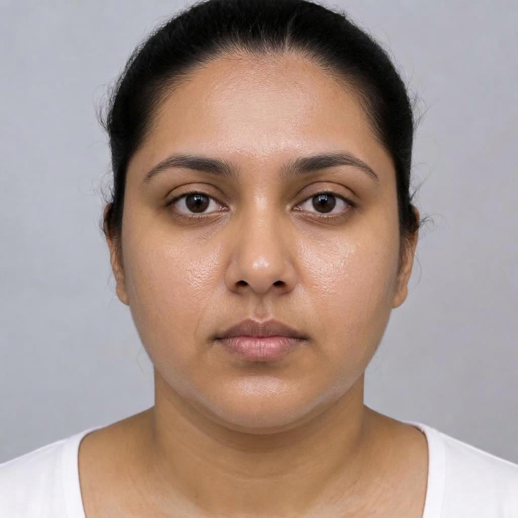 After treatment — Acne marks & pigmentation