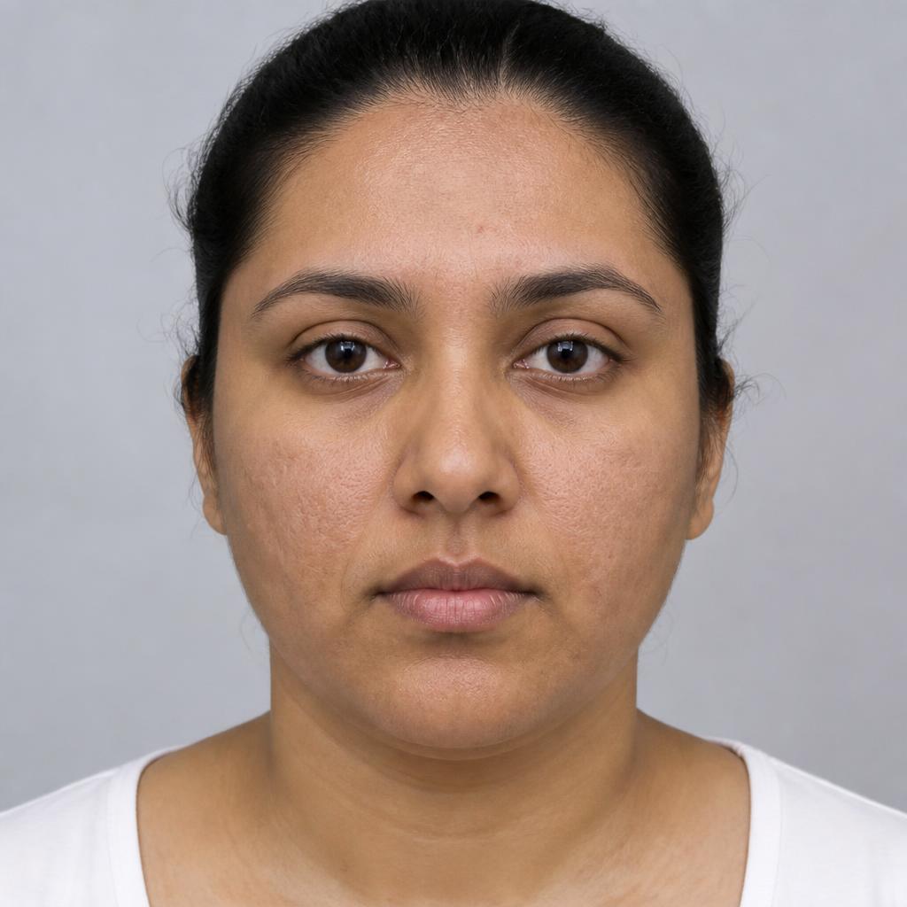 Before treatment — Acne marks & pigmentation