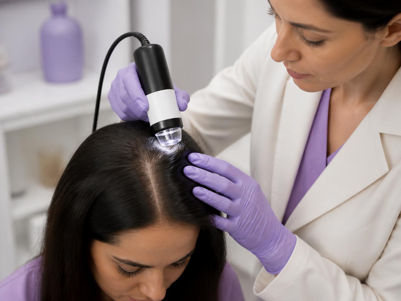 Scalp treatment for hair restoration