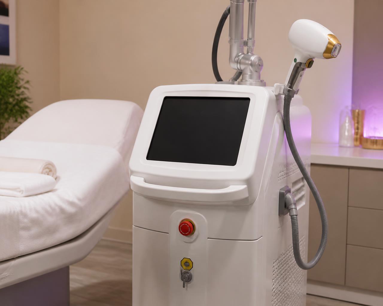 A medical laser platform in a New Me treatment suite
