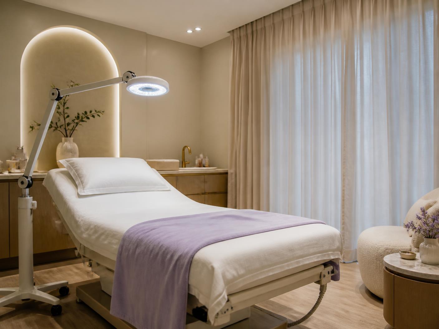 Modern private treatment room