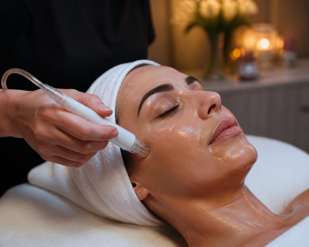 Hydrafacial treatment at New Me Clinic